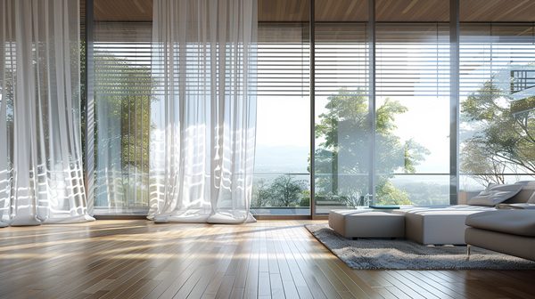 Styliser votre baie vitrée : rideaux et stores idéaux